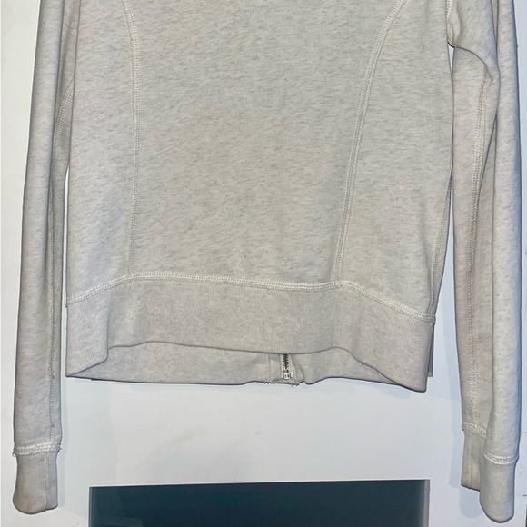 Cream Button-Up Jacket with Logo - Picture 4 of 4